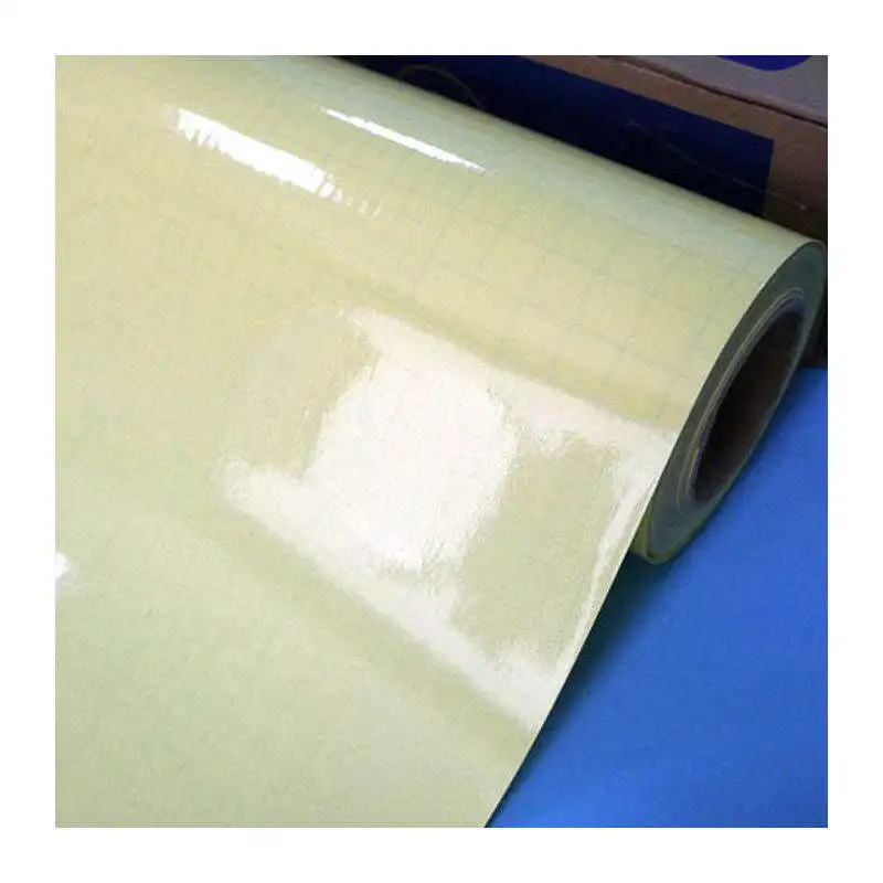 Durable Glossy Pattern PVC Decorative Advertising Image Protection Cold Laminating Vinyl Adhesive Film