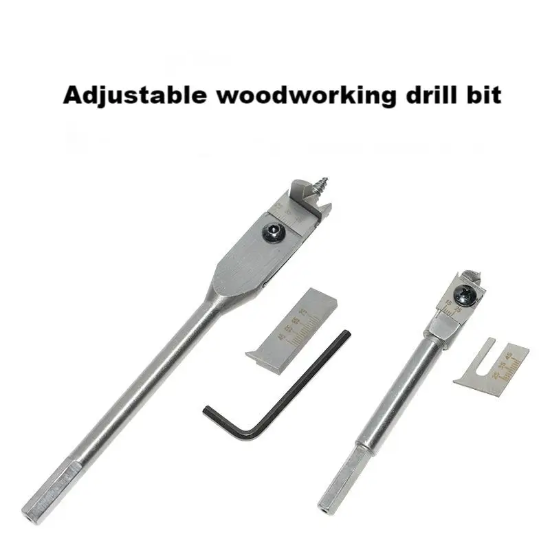 New 22-75mm Adjustable Woodworking Expansive Flat Spade Boring Drill Bit  for  woodworking drill
