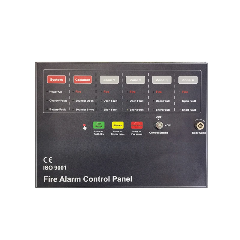 1/2/4 Area fire alarm control panel system control panel Addressable Conventional Smoke Heat Fire Alarm Control Panel