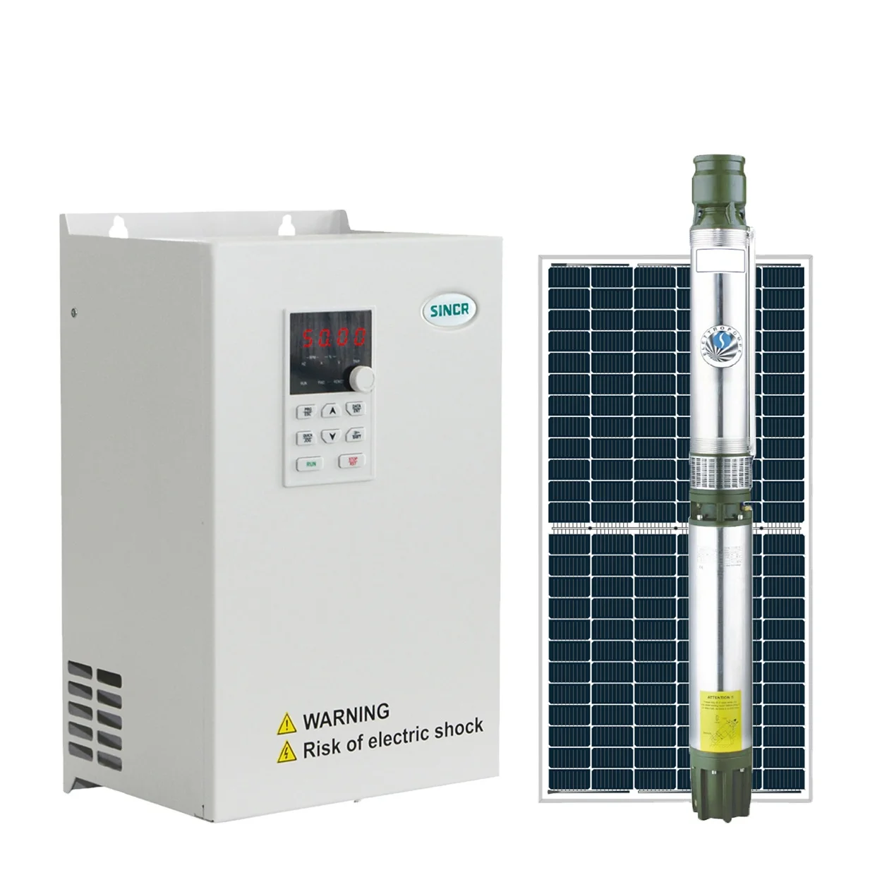 Good Quality 11Kw AC Drive Controller Solar Water Pump Inverter With Solar Panel VSD