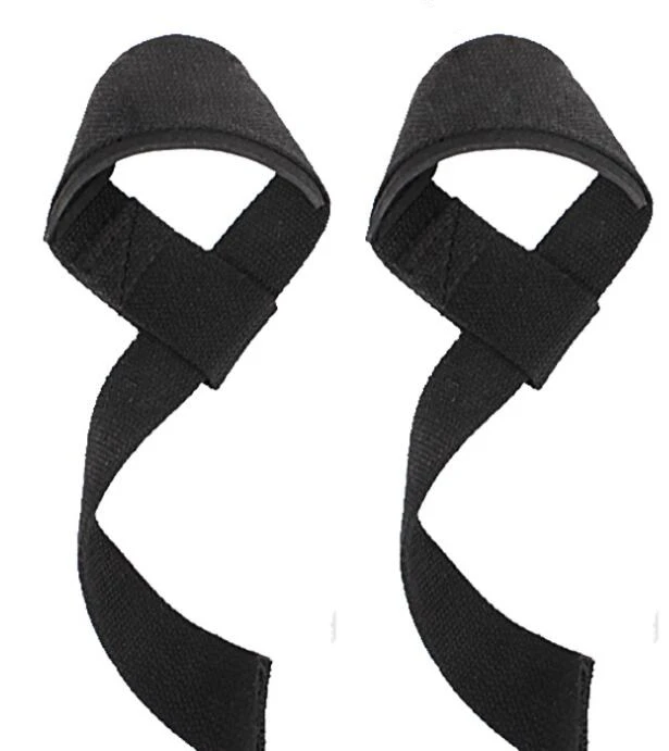 Power Lifting Straps Weightlifting Hand Bar Wrist Support Hook Wraps Fitness