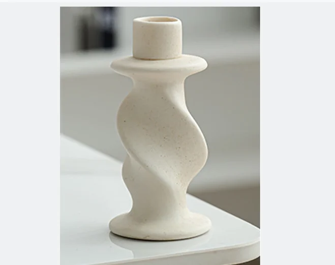 Оптовая продажа роскошный ароматический керамический подсвечник держатель для свечи конус подсвечник можно настроить размер и цвет