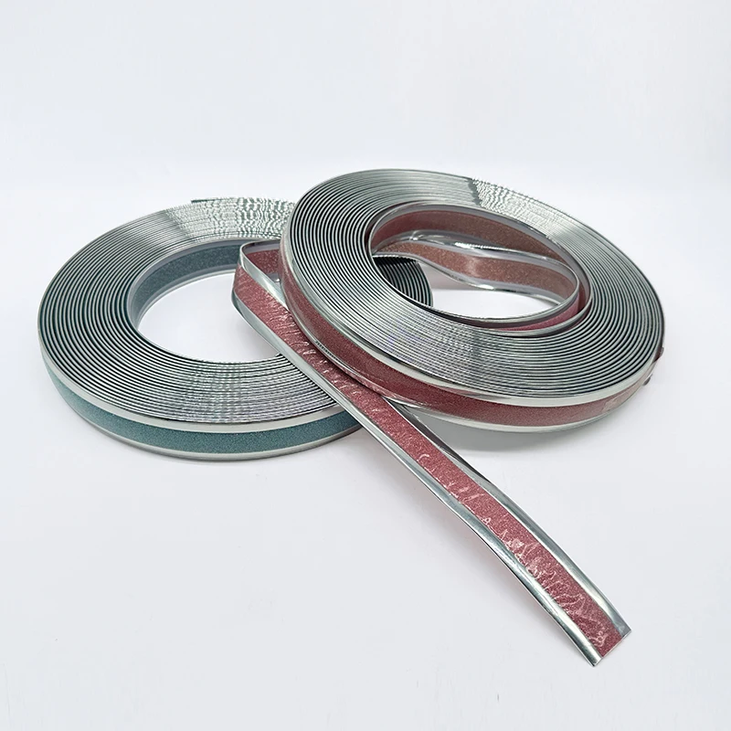 Chrome Golden Strip Furniture Self-adhesive Decorative Edge Banding Trim