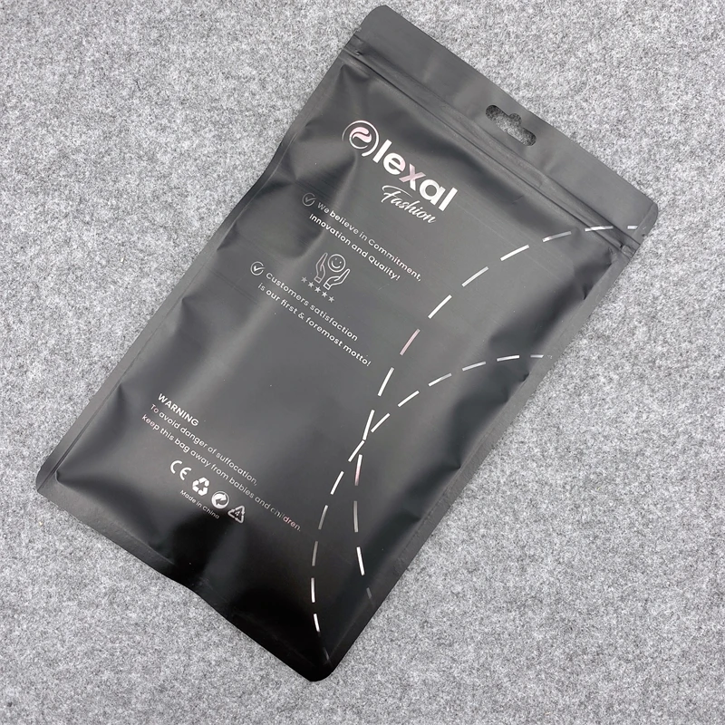 Factory price Three Side Seal Pouch compostable biodegradable customized ziplock bags Mylar Packaging bags