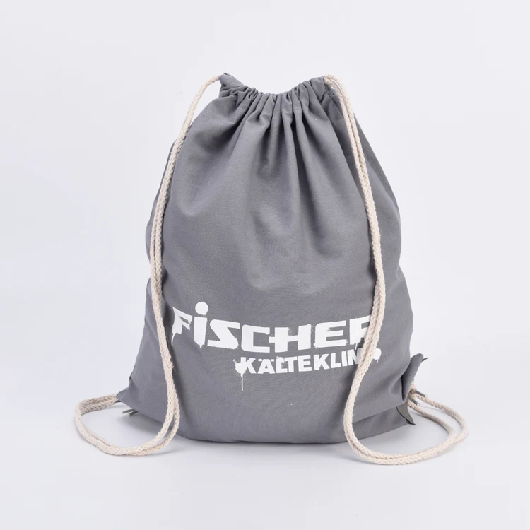 RPET waterproof fabric gym backpack customize sports nylon polyester recycled drawstring gym travel bag with logo