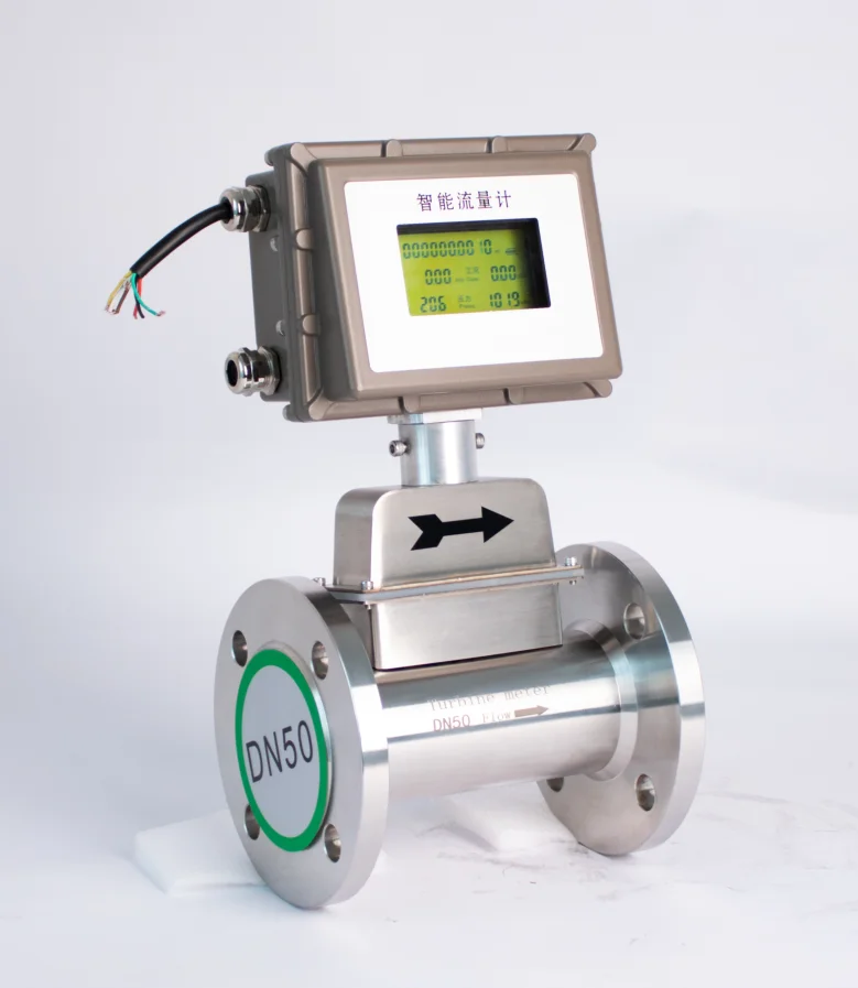 Accuracy 1.0%R  Measures Natural Gas Air Co2  Nitrogen Natural Gas Flowmeter Gas Turbine Flowmeter