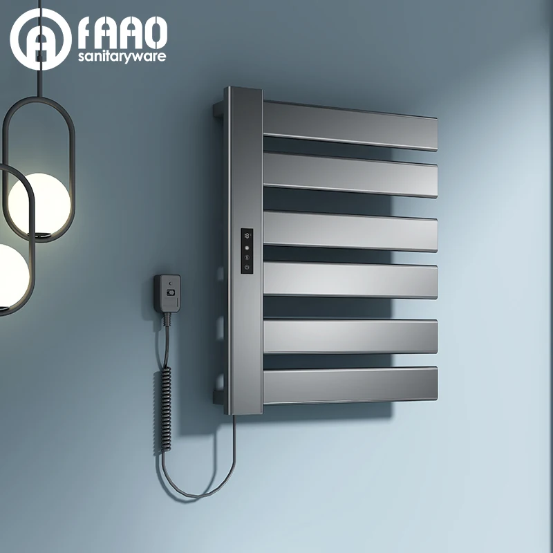 FAAO towel heater radiator design modern design towel heater electric radiator rod electric towel heater rack