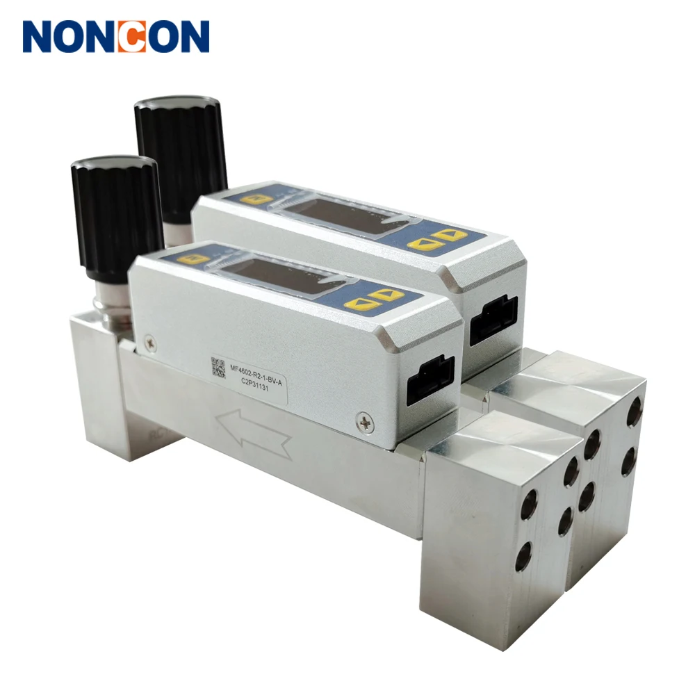 MF4600 series digital argon gas medical Oxygen flow meter sensor O2 N2O air Mass flowmeter