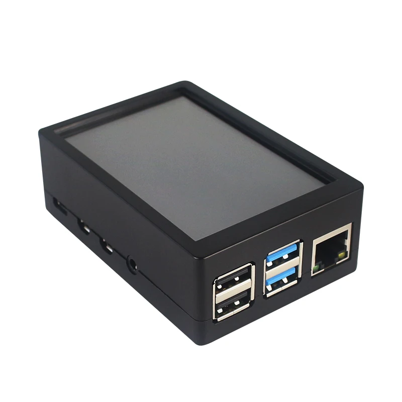 3 5 дюймовый дисплей с вентилятором для Raspberry Pi 4B корпус охлаждения pi 4/3B + экран дисплея