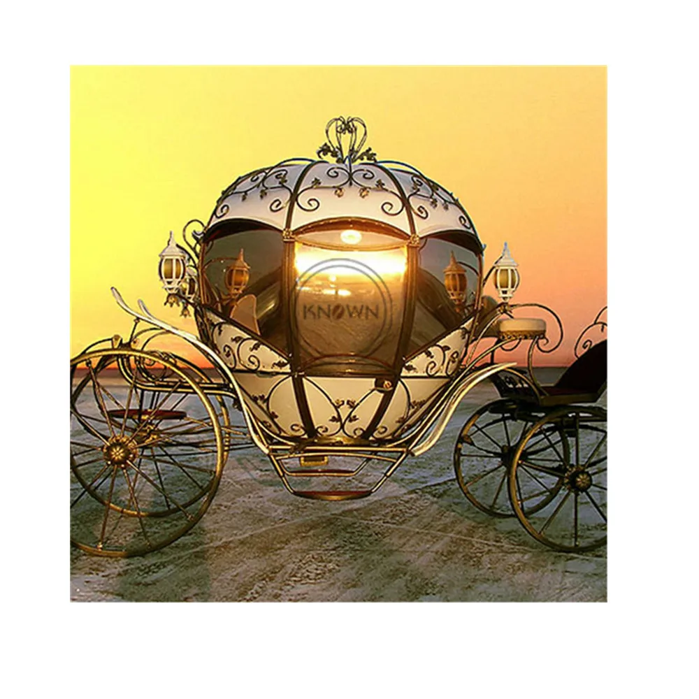 Королевская каретка, поддержка под заказ, европейский стандарт, электрическая каретка Золушки, тыквы, свадебная тележка