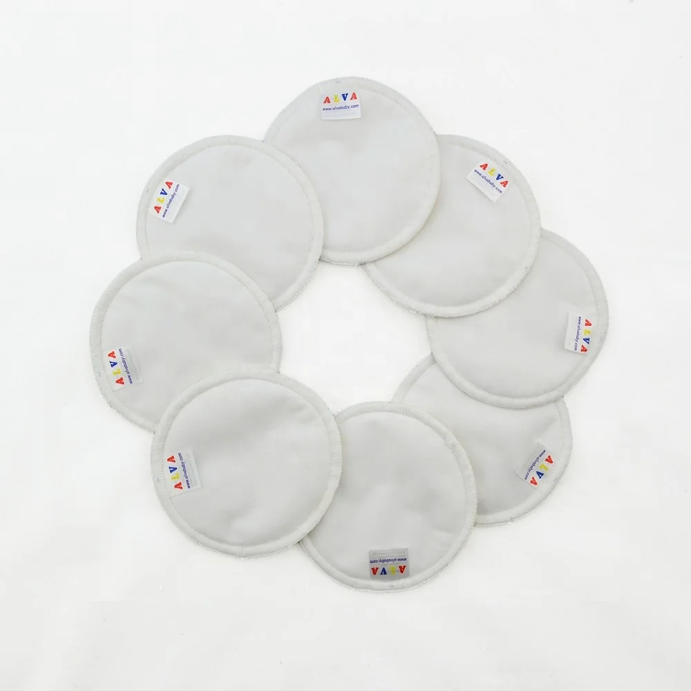 ALVABABY Wholesale Reusable Breast Pad Washable Nursing Pads Ecological Pads for Nursing