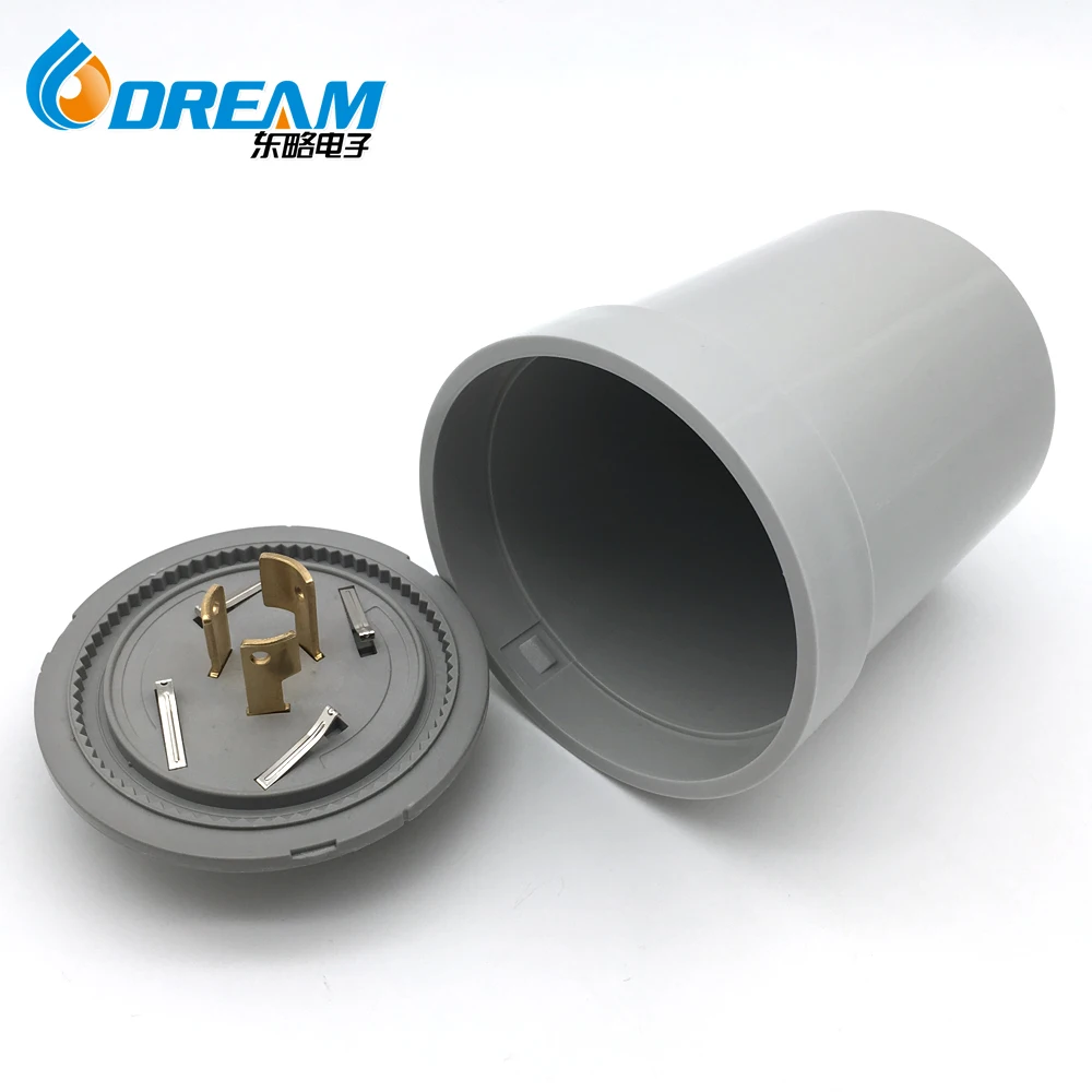 Умный наружный светодиодный светильник с высоким уровнем яркости серым и черным покрытием Затемняющая розетка NEMA аксессуары для управления фотосъемкой крышка