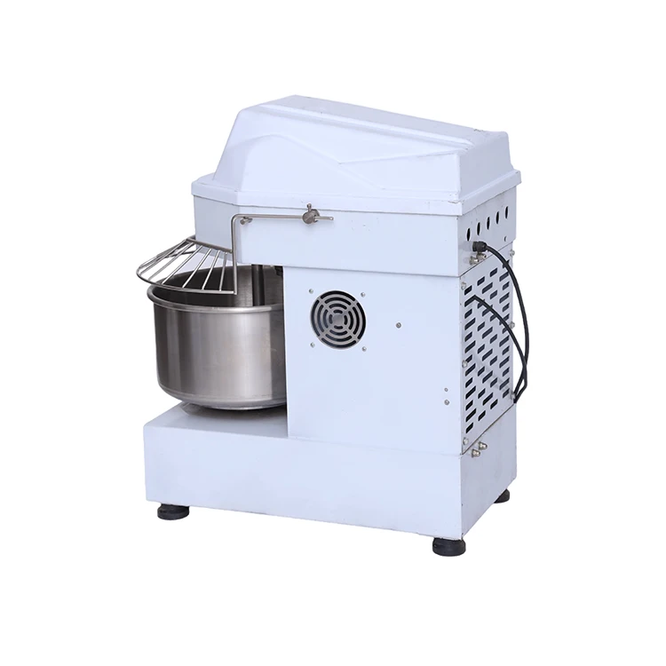 Production commercial use reasonable price 10/6 liter kitchen/bakery electric 5kg bread mixing spiral dough mixer machine
