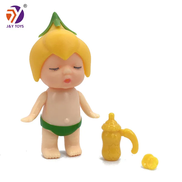 Wholesale cheap kids cute doll soft plastic toys 24pcs mini soft silicone newborn baby doll