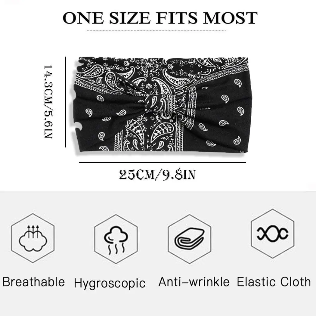 New Design Fashion Women Summer Style Headbands Bohemian Girl Cross Turban Bandage Bandanas Hairbands Hair Accessories