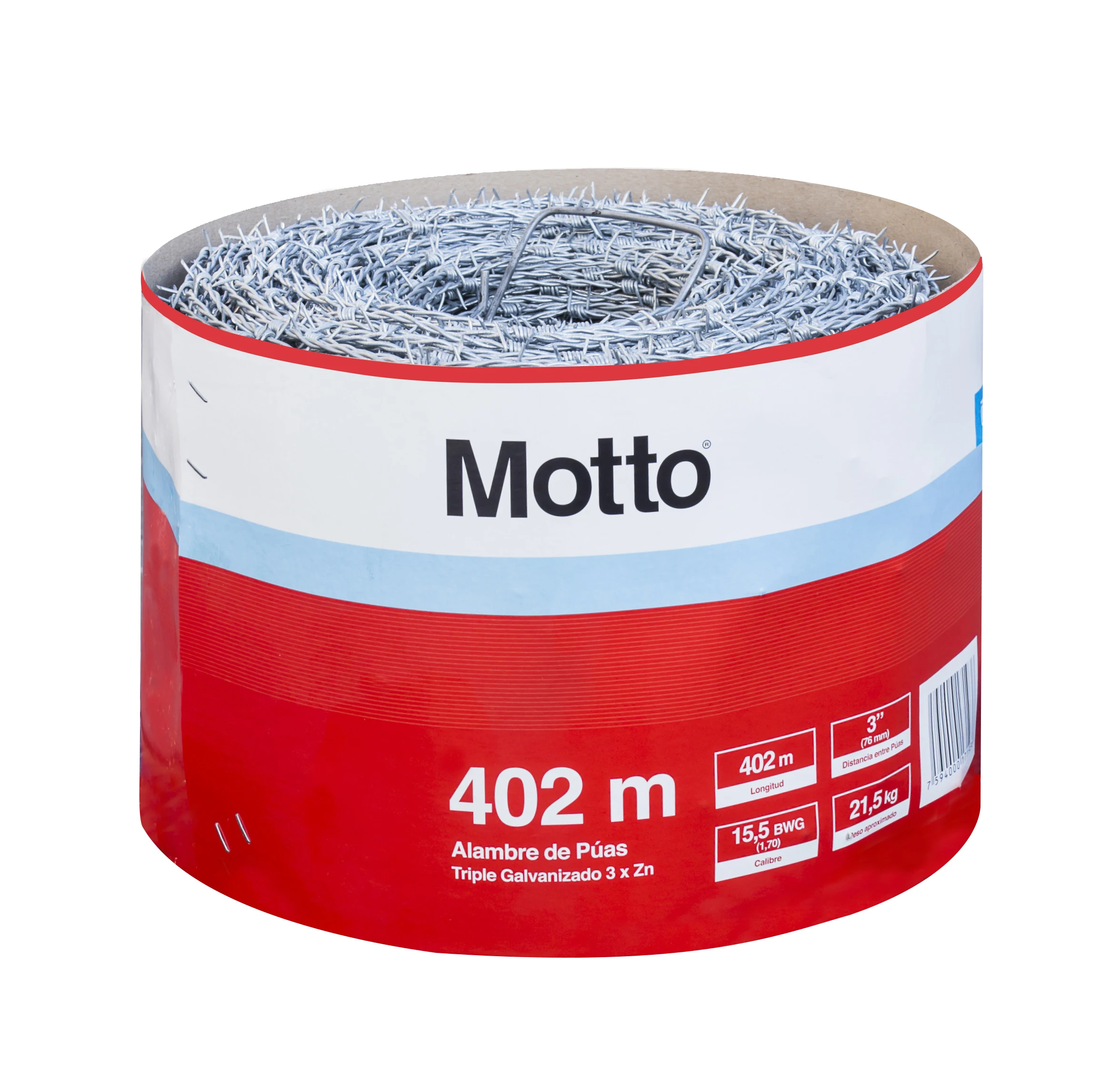 High quality Anti-Corrosion Galvanized Iron Wire Barbed Wire Per Roll Price Arame Farpado 500m