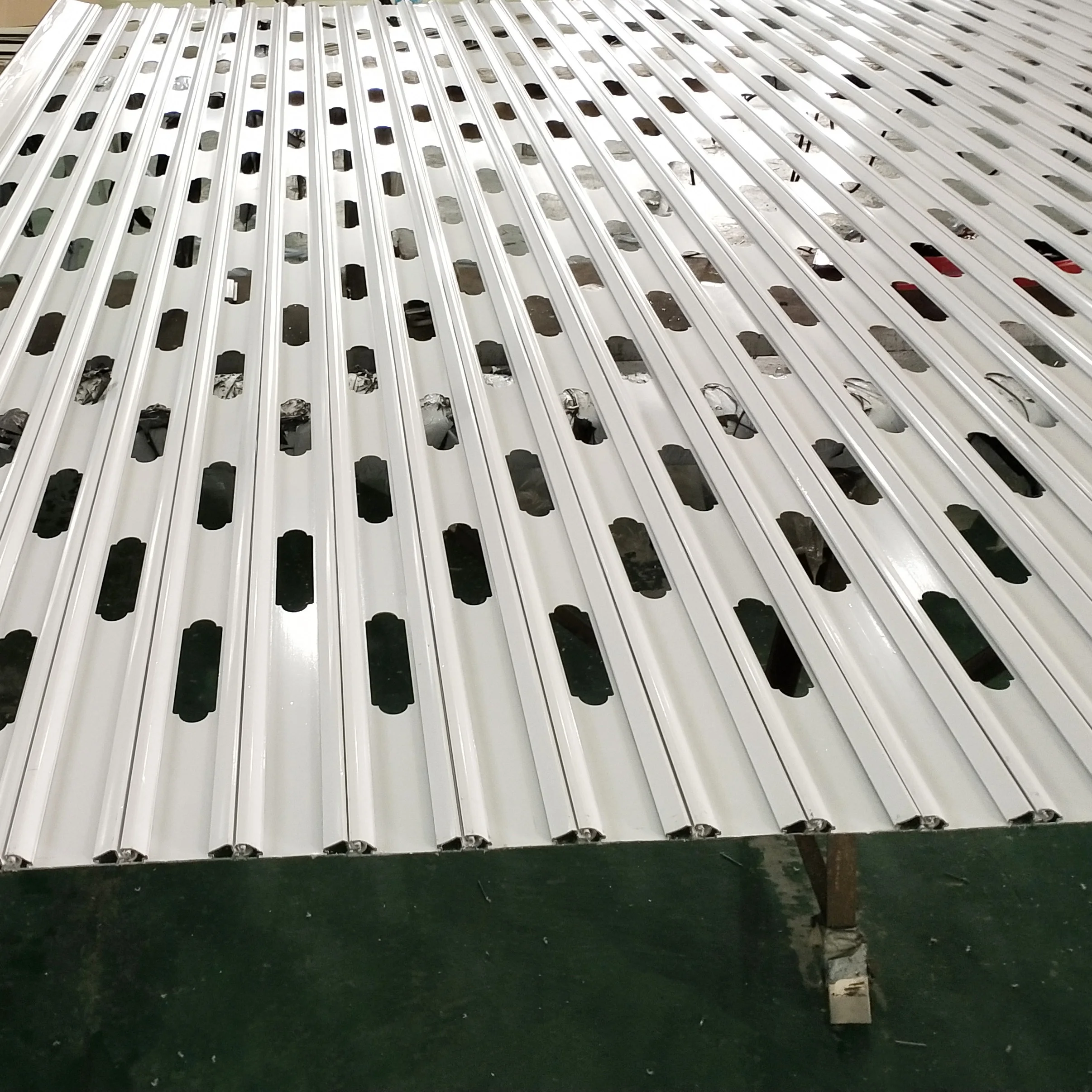 High Speed Fireproof Vertical  Hollow Remote Control Electric Aluminum Alloy Rolling Shutter Doors