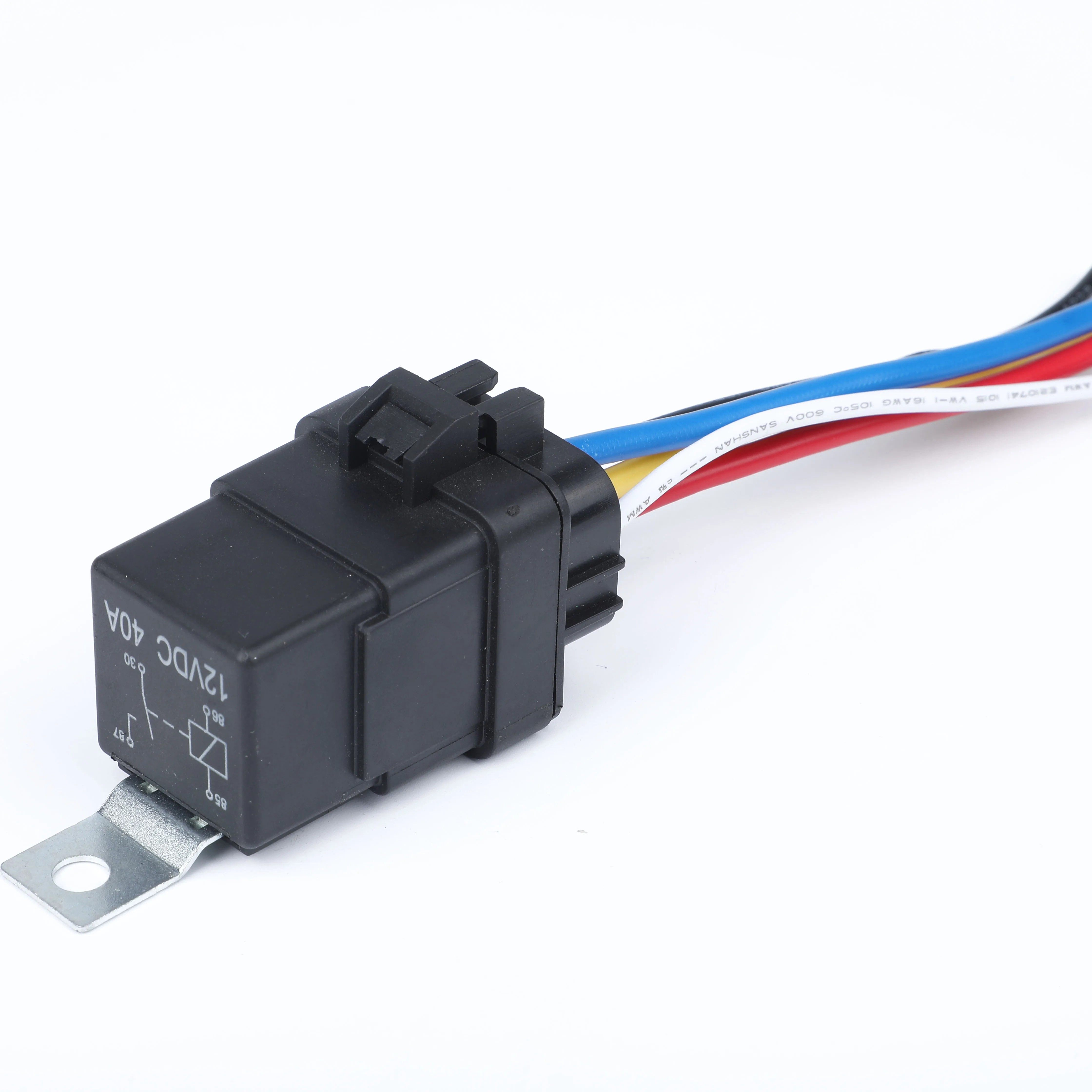 Original Manufacture 12V 40A 5 pin Waterproof Automotive Relay and Socket