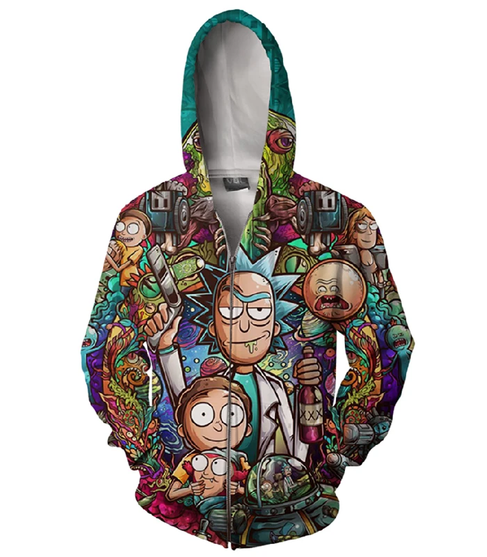 Brand 2021 New Arrivals Sublimation 3D Printed Qute Cartoon Pattern Design Couple Hoodies Sweatshirts