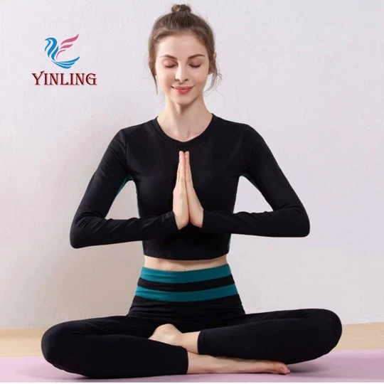 Wholesale New Style Sports Bra custom long sleeve Sports Clothes Breathable Sport Yoga Clothes