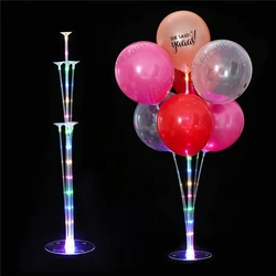 Yiwu Balloon Table Floating Display Stand Christmas Wedding Party Arrangement LED Balloon Decoration DIY  Balloon Bracket