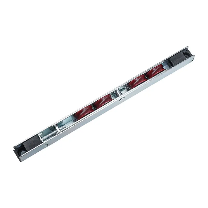 Stainless Steel 4 Wheel Heavy Duty Hollow Glass Sliding Door Roller Accessories For Restaurant and Balcony