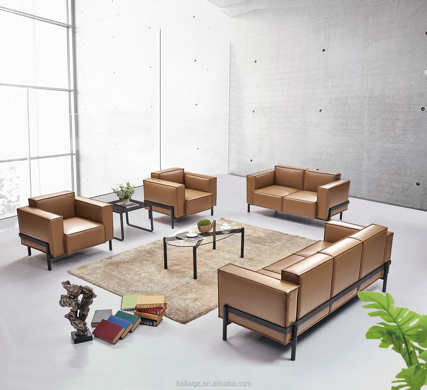 K8508 Chinese hot sale office sofa set design office reception sofa