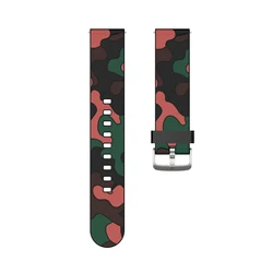 BOORUI Colorful Camouflage 20mm band for samsung galaxy watch 46mm straps smart accessories strap replacement for xiaomi amazfit