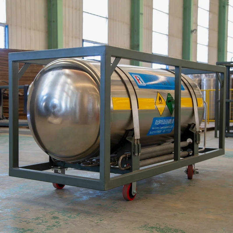 195L LOX  Liquid Oxygen Dewar Cylinder Dura Cryogenic Cylinders From China Factory