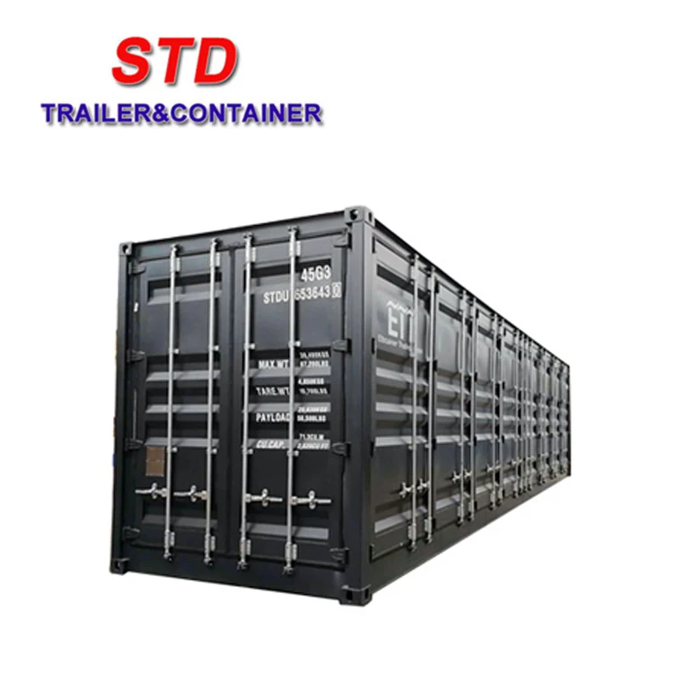 40 футов Открытый боковой Контейнер боковой открытый роликовый дверной контейнер