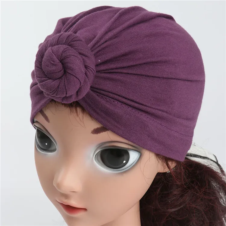 Baby turban hat/baby topknot turban headband hats