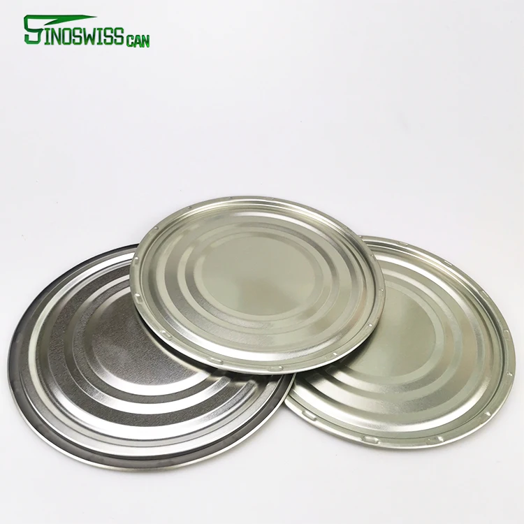 Food Grade Metal Ends 83mm 99mm Tinplate Bottom Cover Lid For Food Can