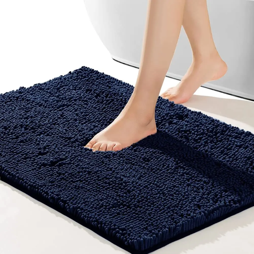 Door Mat And Rugs Chenille Bath Mat Toilet Carpet For Bathroom Rug Kitchen Carpets Bedroom Floor
