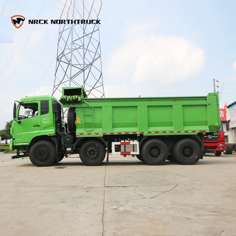 Heavy Duty Used Trucks Dongfeng Tianjin VR Heavy Truck 350HP 8X4 Dumper Tipper Tipping Dump Truck