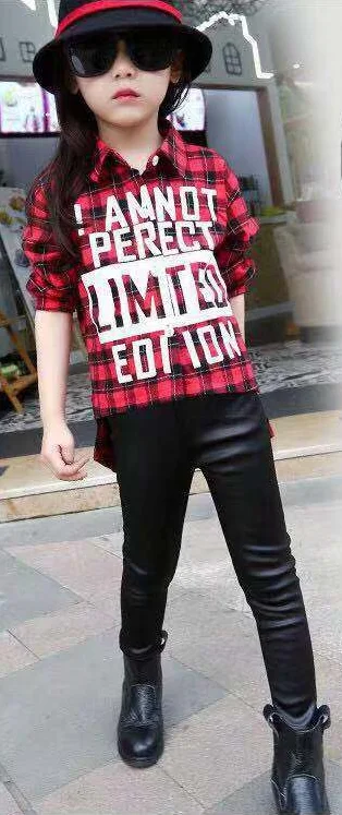 
2019 faux leather kids spring wholesale fashion leggings cheap price pu leather children girls leggings Faux Leather pants 