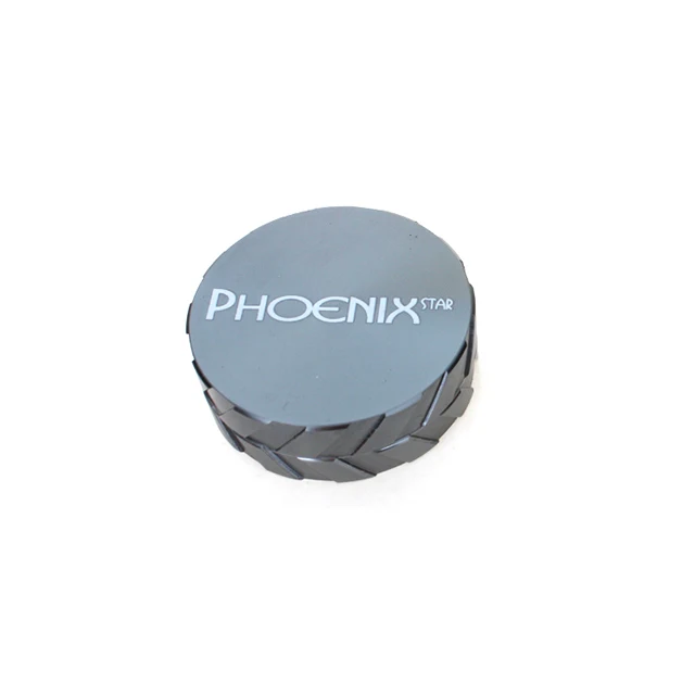 Wholesale Smoke Smoking Accessories Grinder Custom Logo 2.5 Inches Aircraft Grade Aluminum 2 Layers Tobacco Herb Grinder