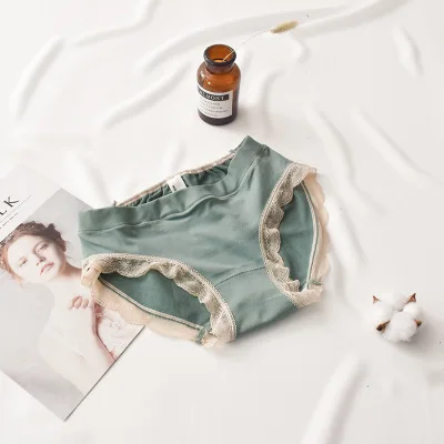 Wholesale crossing waist lace legging maternity panties underwear