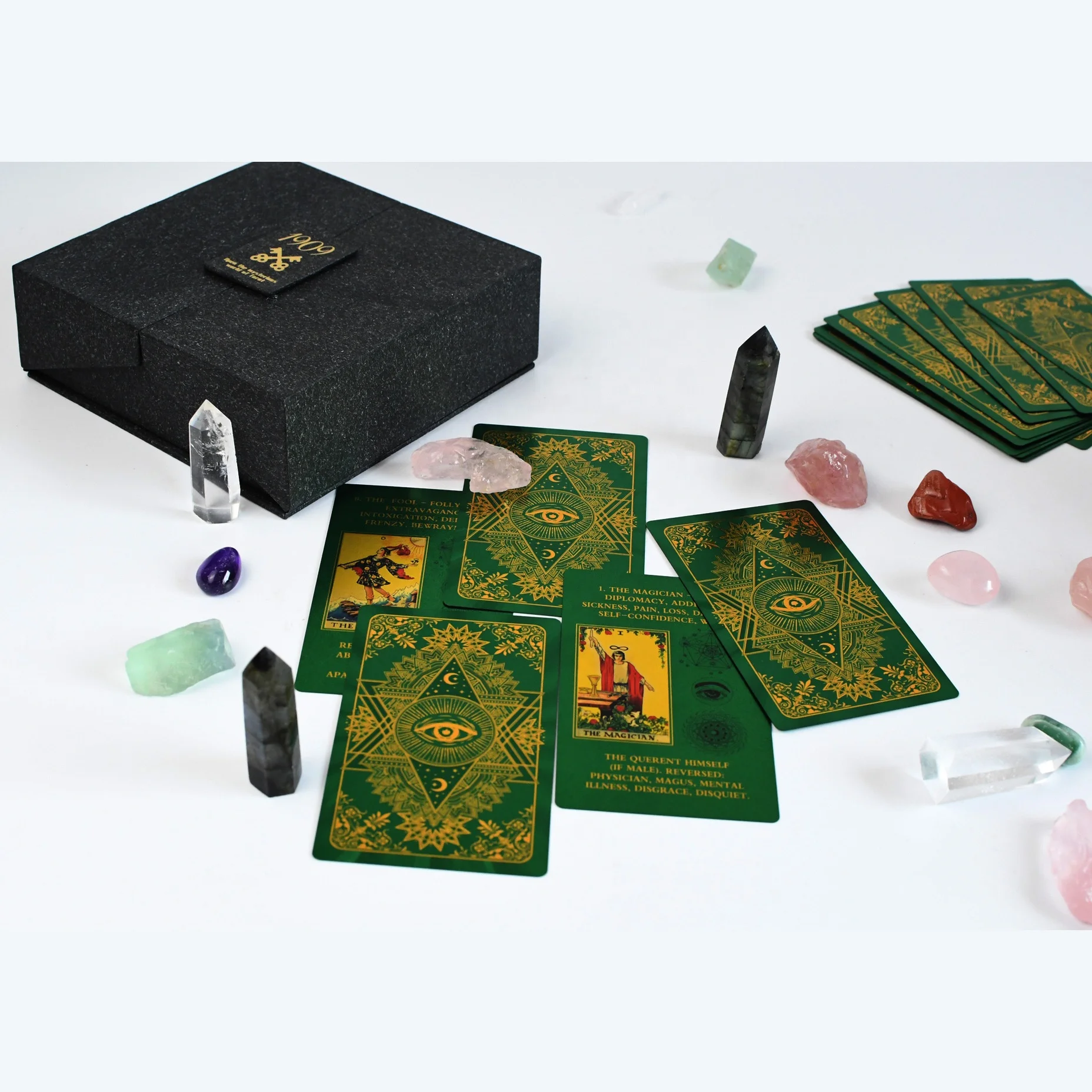 Waite Tarot розово-золотые водонепроницаемые душевые положительные карточки для подтверждения карты с руководством