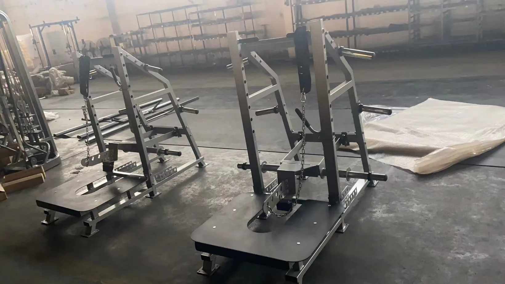 Professional Gym Fitness Equipment ASJ-XM47  Belt Squat Rack Plate loaded Bodybuilding training