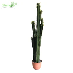 Wholesale Large Outdoor Ornament Plastic Fake Artificial Cactus Plants