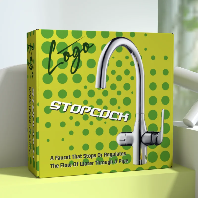 Custom Logo Industrial Furnaces Packaging Box Chrome Plating Faucet Corrugated Paper Box Hardware Fittings Paper Box