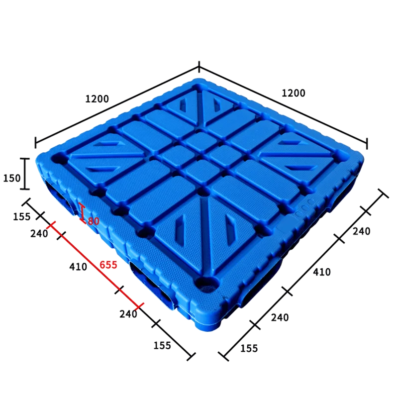  Двухсторонний пластиковый поддон для выдувного формования HDPE