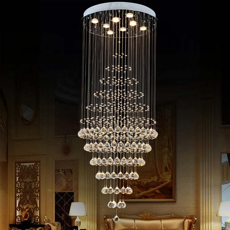 Hot Selling Pendant Lamps Ceiling Hotel Crystal Lighting Modern Home Pendant Light Restaurant Light Luxury Modern Led Chandelier