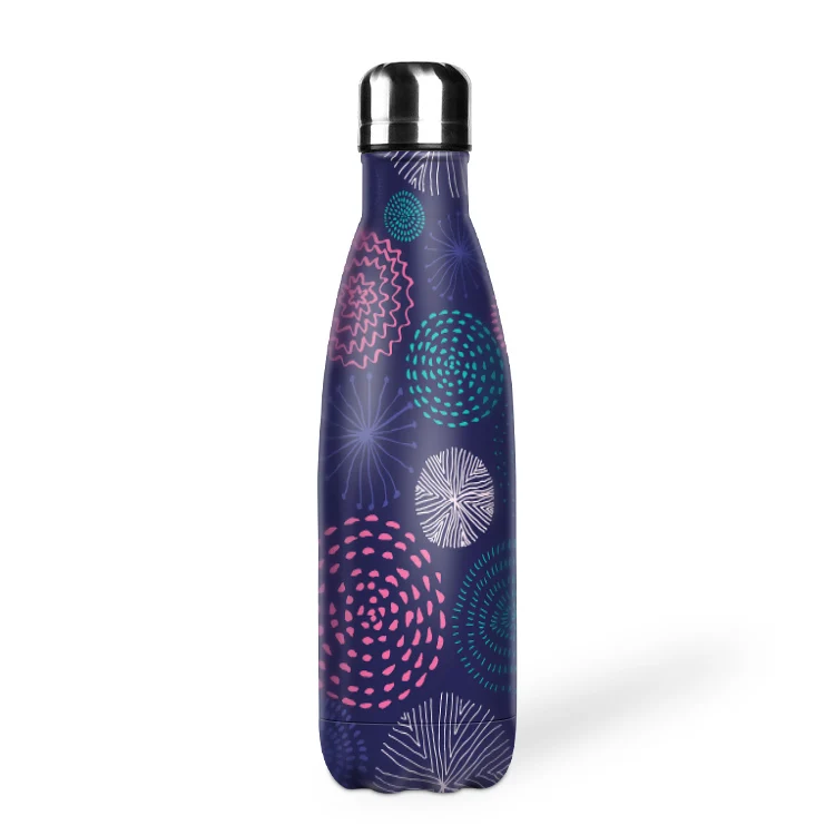 marble pattern stainless steel insulated cola water bottle drinking bottle bpa free_18