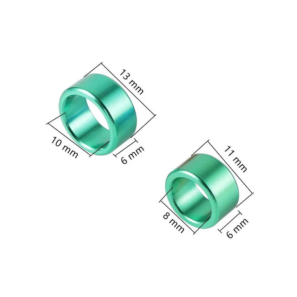 6 Colors Birds Feet Rings Inner Diameter 8 10mm Width 6mm Pigeon Quail Foot Ring Bird Ring Leg Band