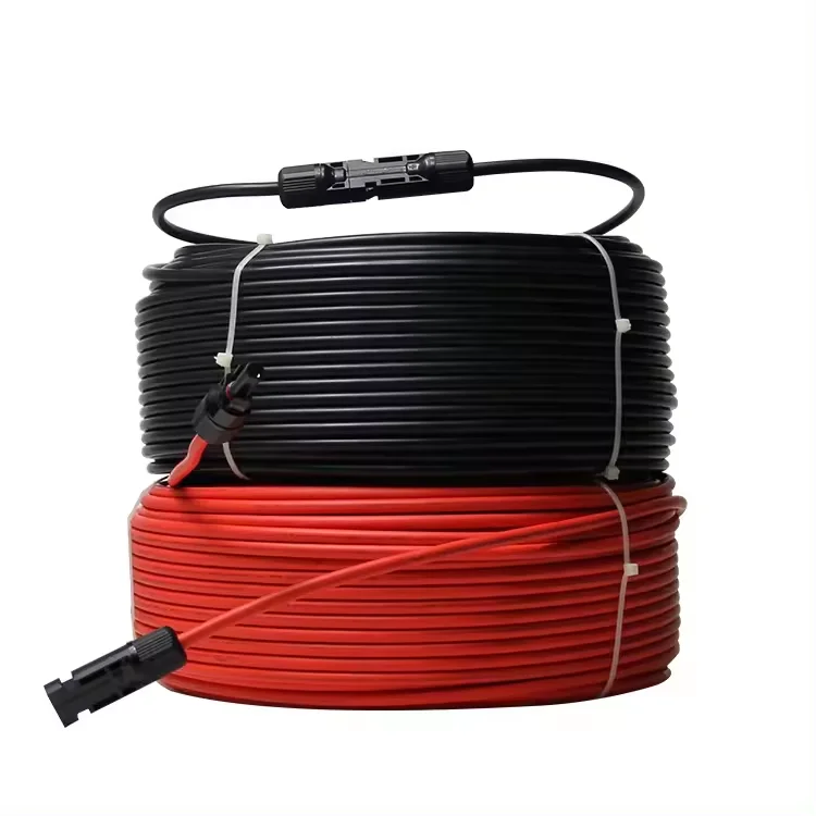 Factory Wholesale 30A XLPE PV Cable 4mm Battery Accessories for Solar Panel Use