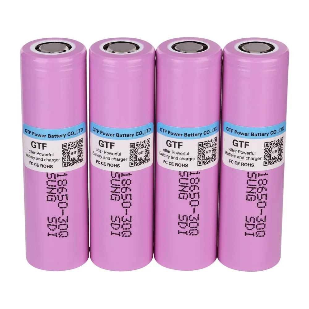 New 3.7v 18650 3000mah 15A Rechargeable Lithium ion Battery for samsung 30q 18650