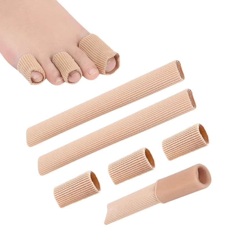 Hot Selling Toe Separator silicone Gel Tube Bandage Toe Protectors callus corns protect pads