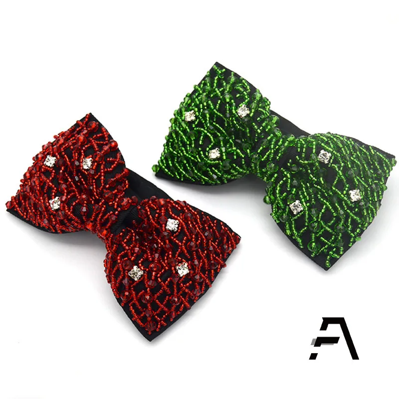 Custom Personalized Crystal Jewelry Men Bow Ties