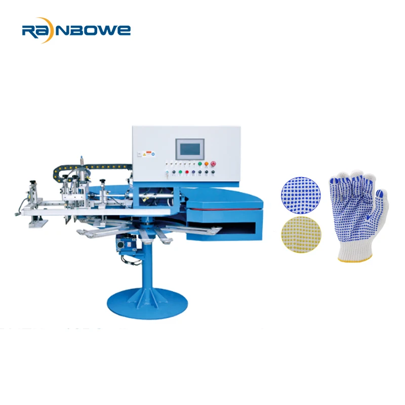 High Speed Industrial Computerized Gloves/socks Silicone Printing Machine Pvc Dotting Gloves Machine (1600262700672)